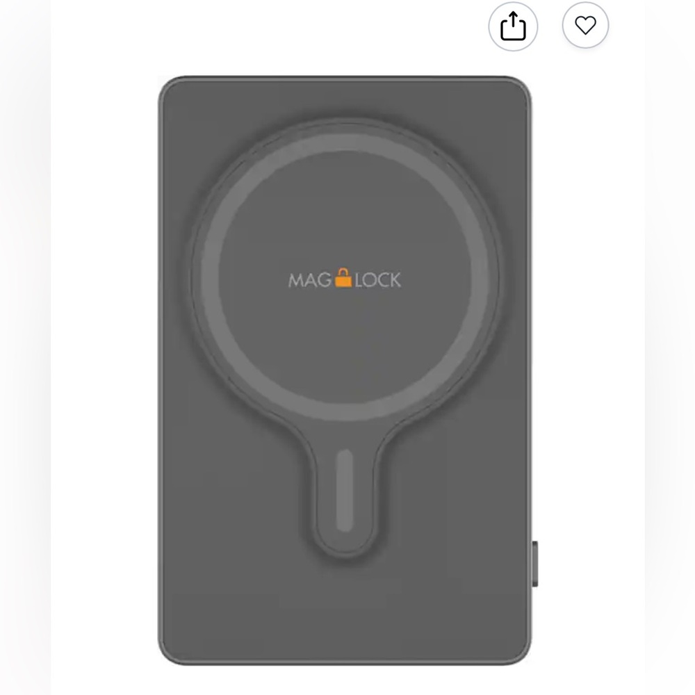 myCharge MagLock Black Wireless Charger